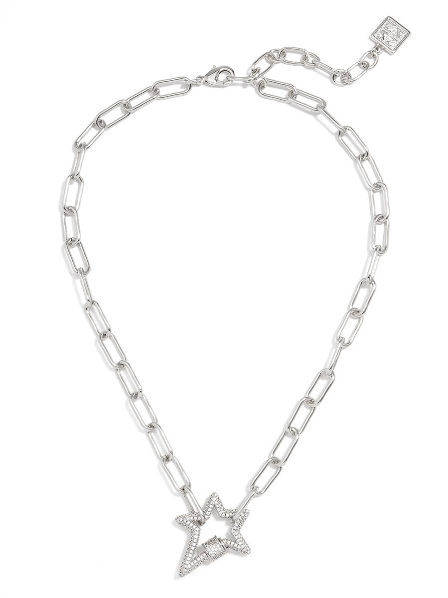 Gold Diamond Star Necklace