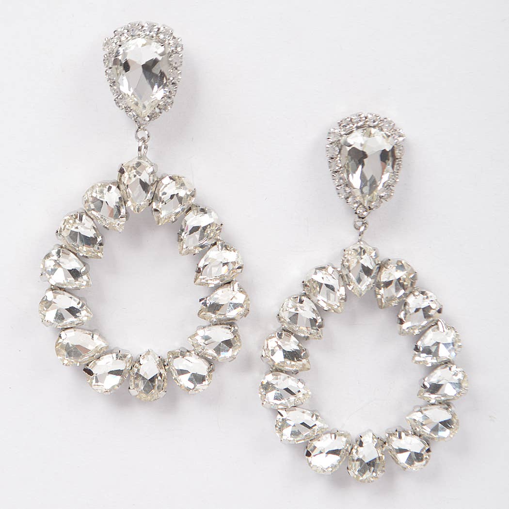 Tear Drop Stone Earring