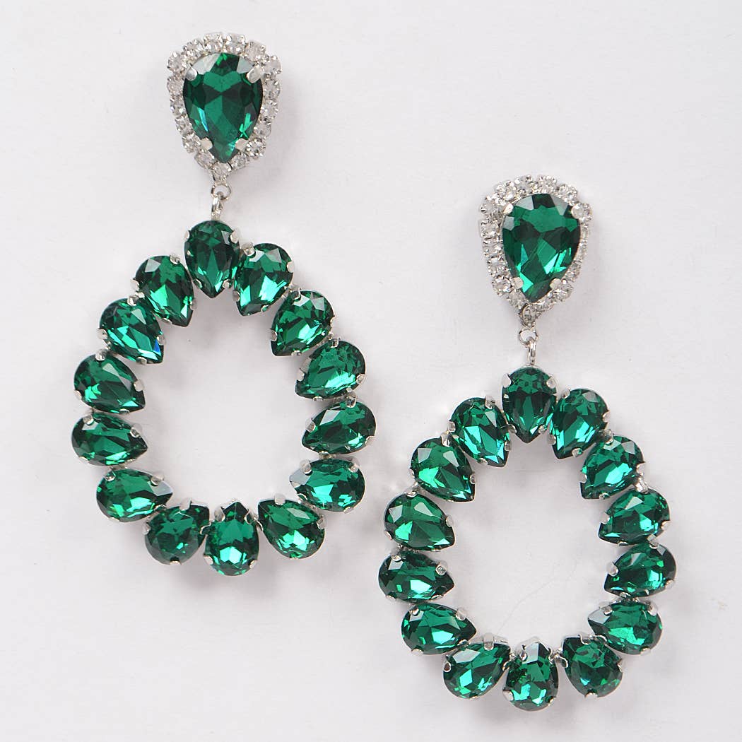 Tear Drop Stone Earring