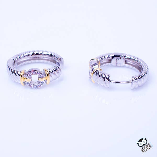 Dressy Cable Huggies