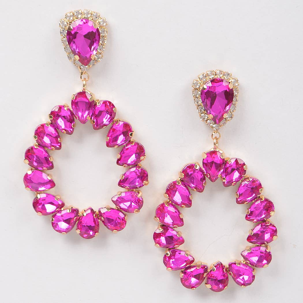 Tear Drop Stone Earring