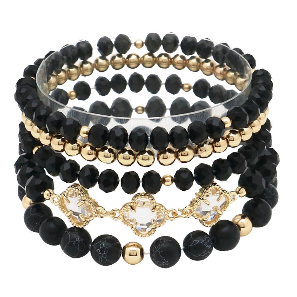 MIXED MATERIAL BRACELET AB-5034
