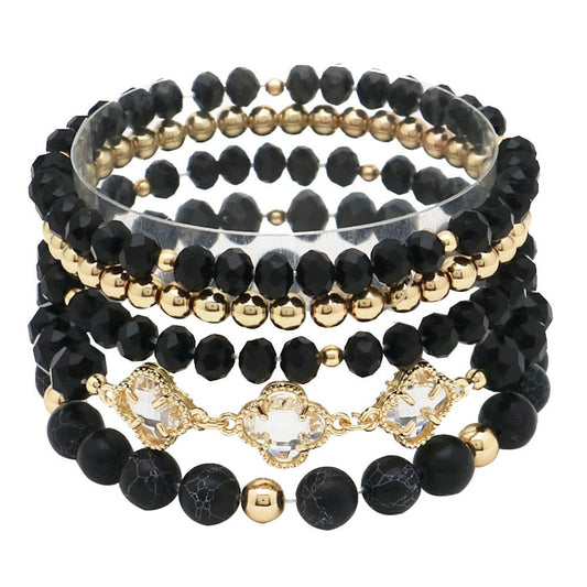 MIXED MATERIAL BRACELET AB-5034