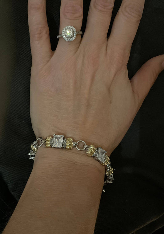 Chunky Beaded Statement Bracelet