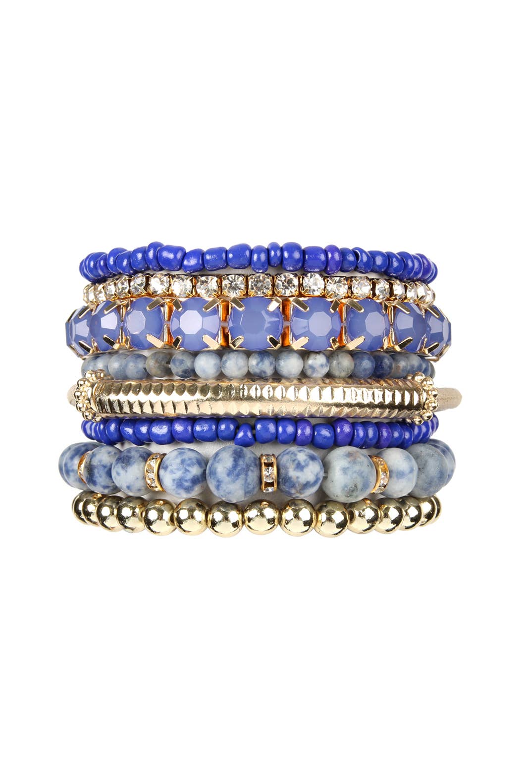 Regular Size Stack-able Beads Bracelet Set