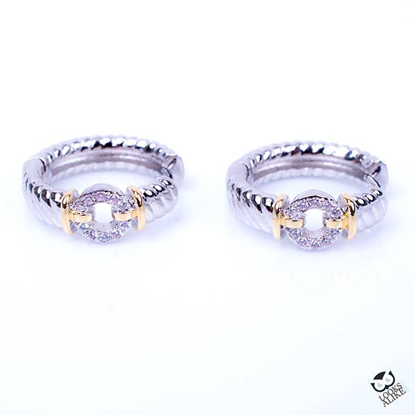 Dressy Cable Huggies