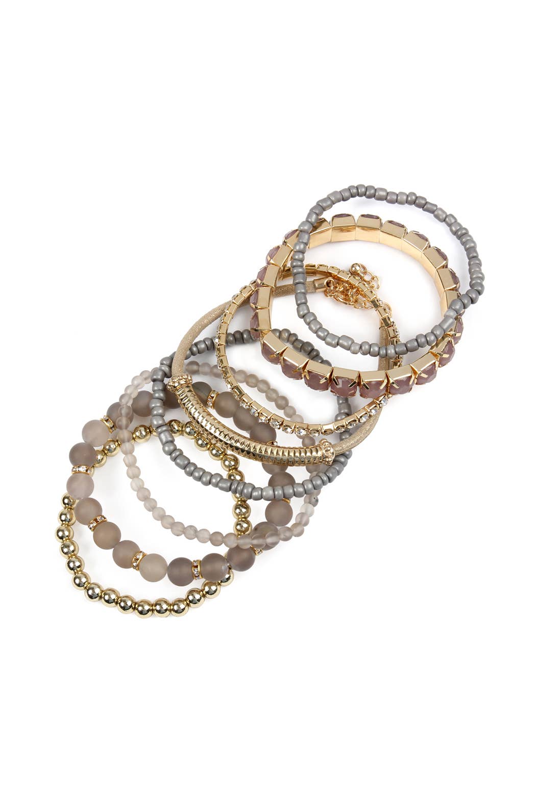 Regular Size Stack-able Beads Bracelet Set