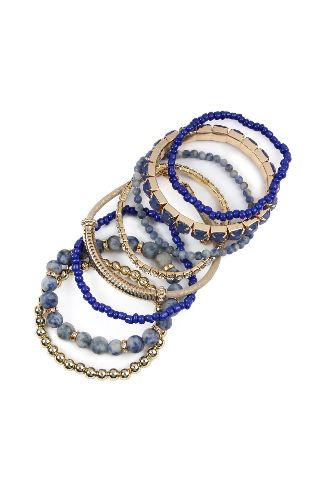 Regular Size Stack-able Beads Bracelet Set