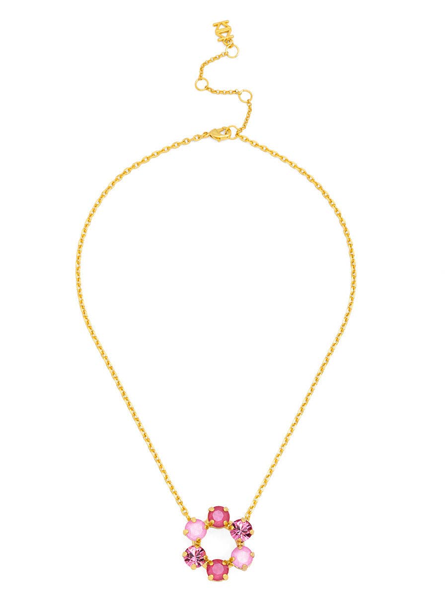 Front-Facing Crystal Collar Necklace