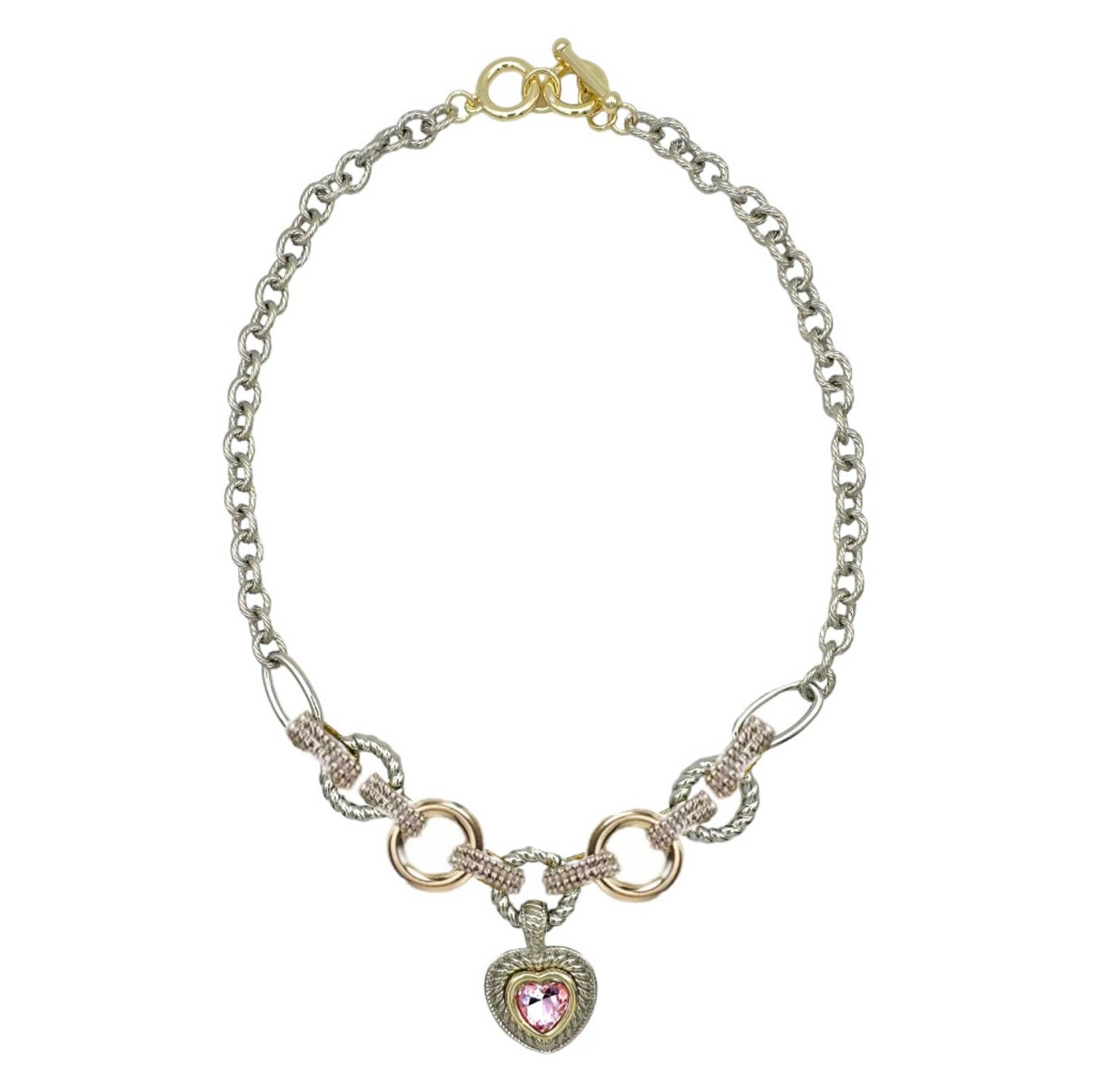 Heart Pendant Statement Necklaces-Prom