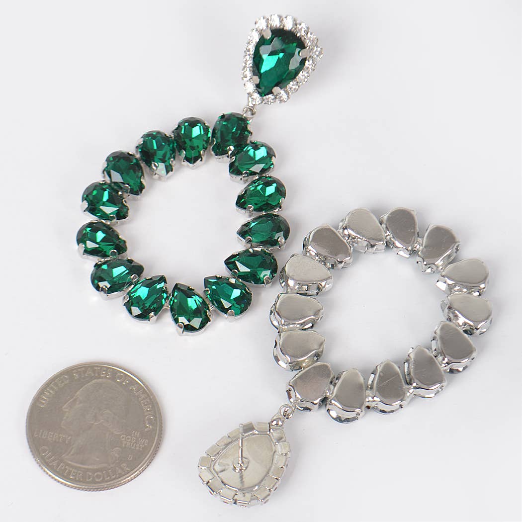 Tear Drop Stone Earring