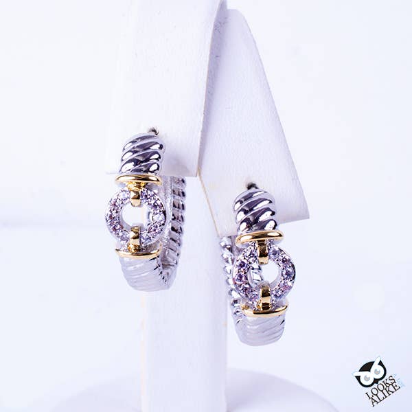 Dressy Cable Huggies