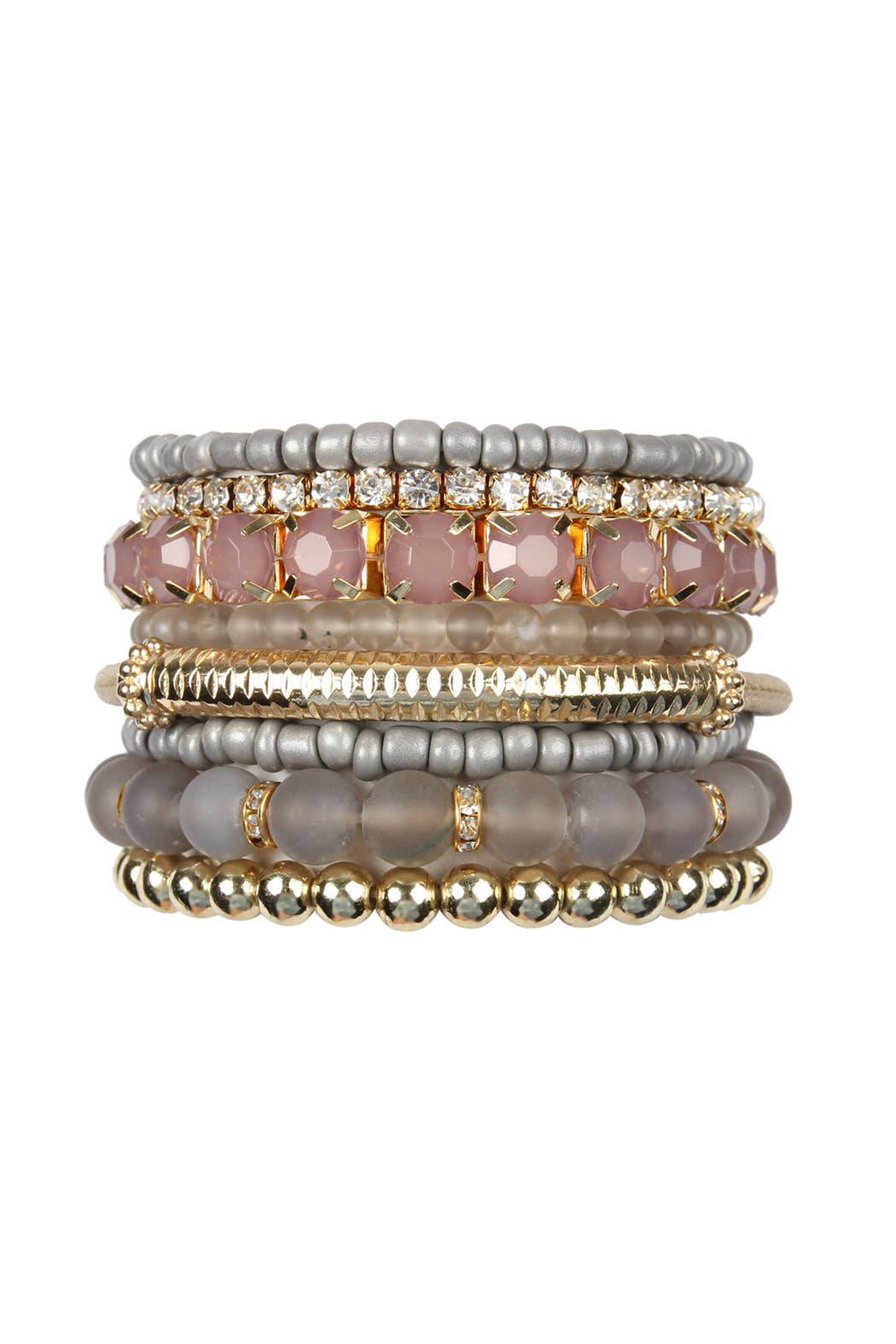 Regular Size Stack-able Beads Bracelet Set