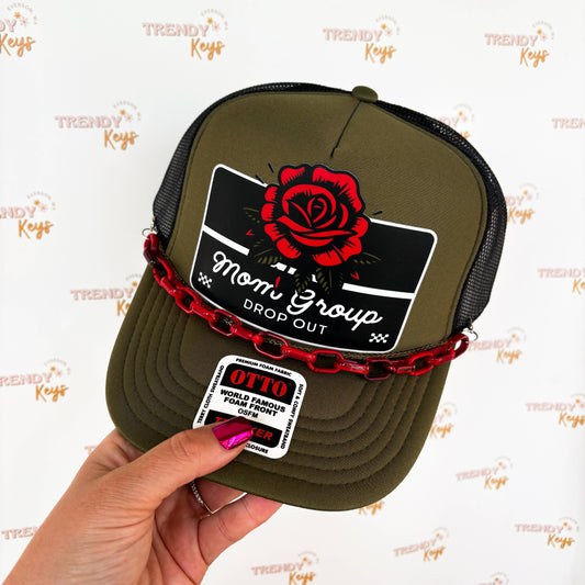 Mom Group Drop Out  Graphic Trucker Hat