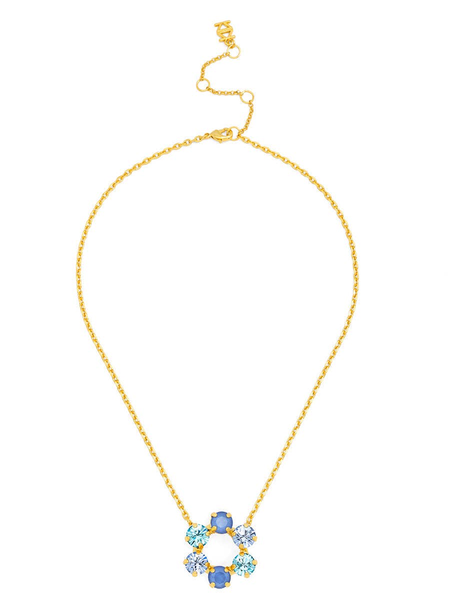 Front-Facing Crystal Collar Necklace