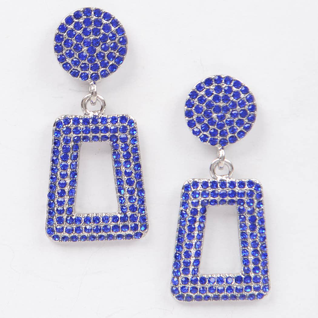 Glittered Beads Drop Earrings
