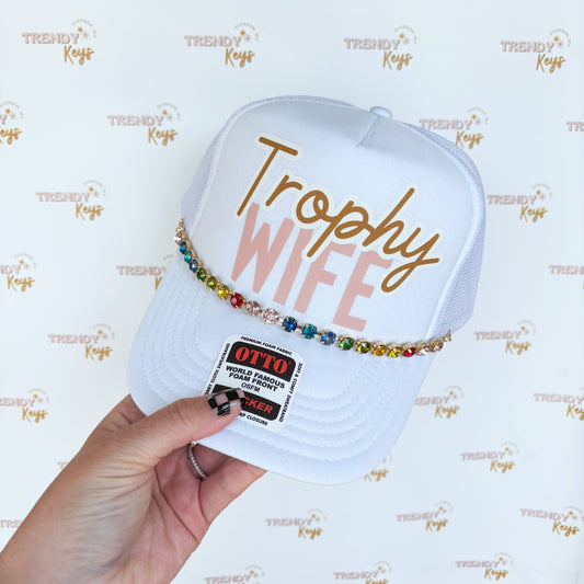 Trophy Wife Graphic Trucker Hat