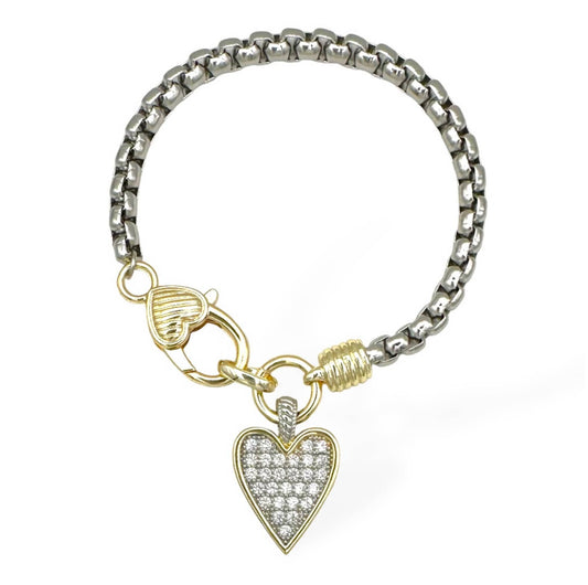 Love Is In The Air Heart Bracelet 