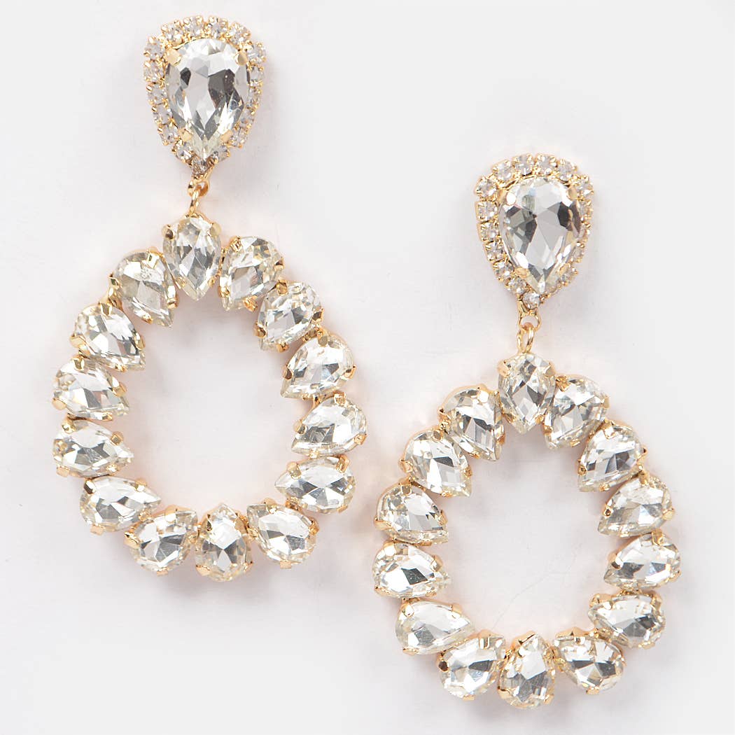 Tear Drop Stone Earring