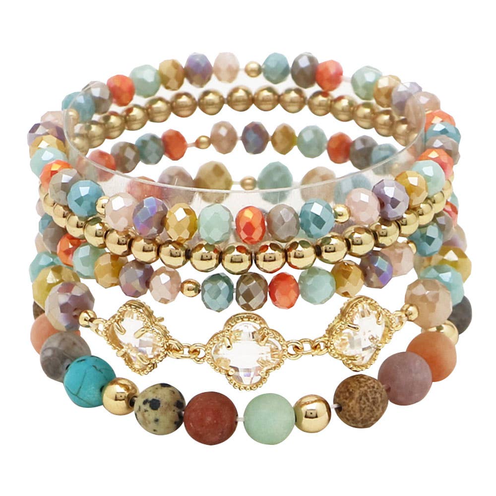 MIXED MATERIAL BRACELET AB-5034
