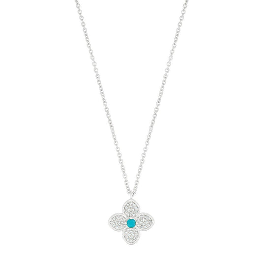 Turquoise Flower Necklace