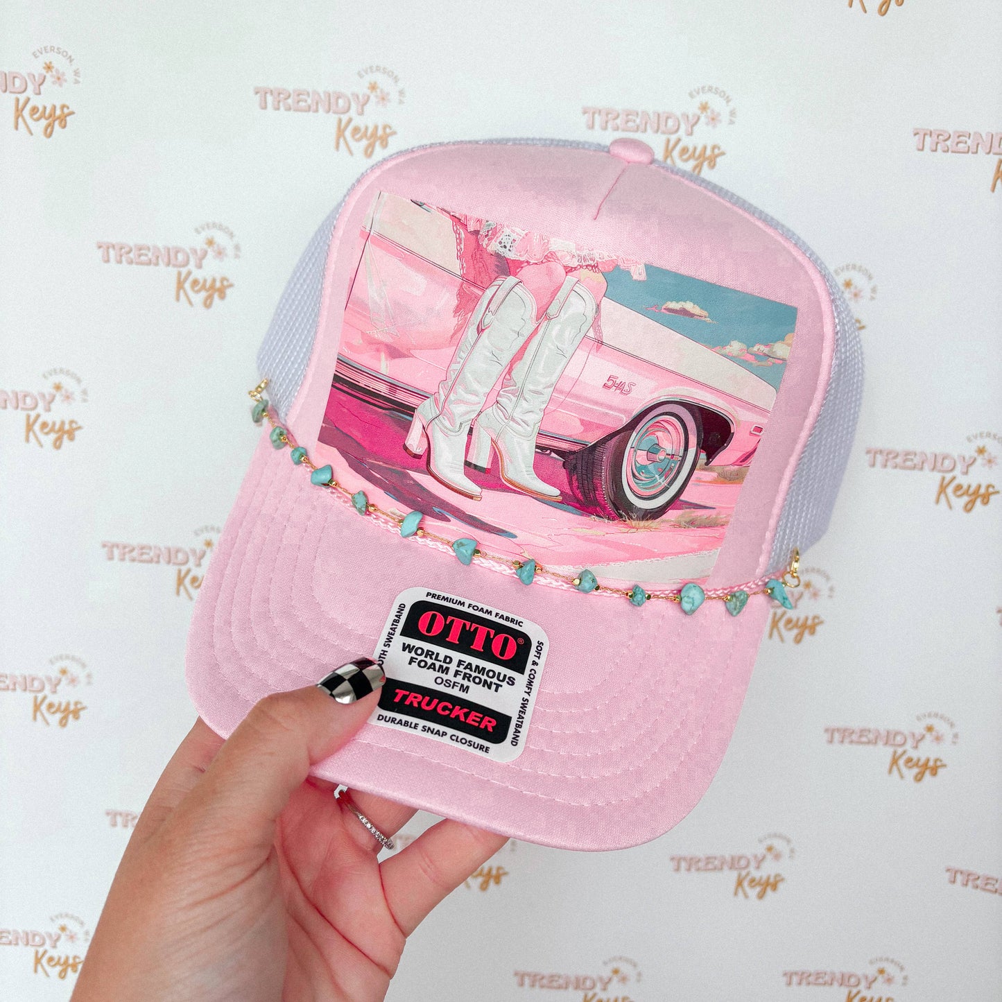 Pretty Pink Cowgirl Trucker Hat